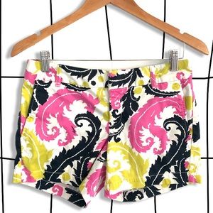 Milly x banana republic paisley shorts